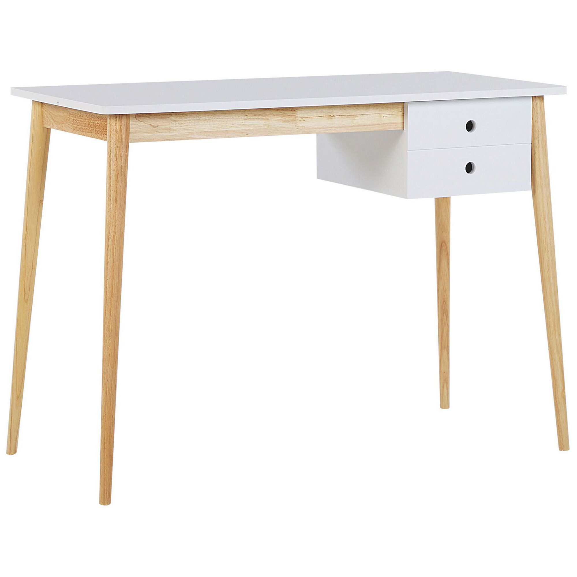 Vicco Scrivania Nautica, Antracite/Faggio, 138 x 60 cm con cassetti, XL