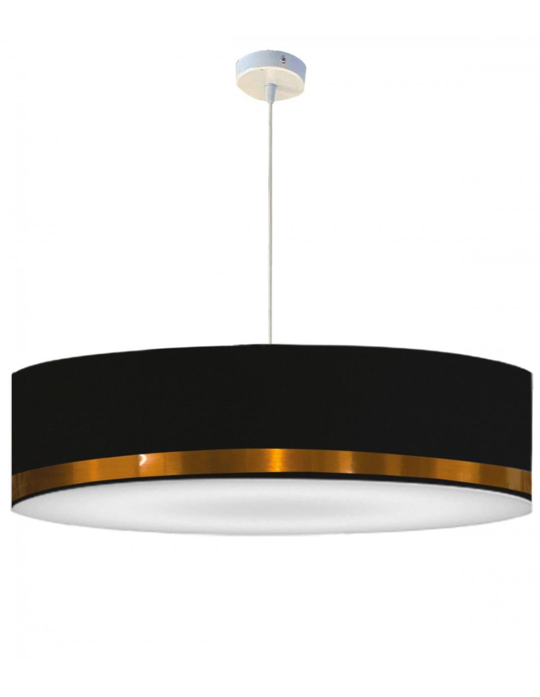 Suspension Jonc Noir Et Cuivre D 65 X H 25cm Leroy Merlin