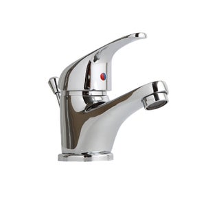 MISCELATORE PER LAVABO BAGNO RUBINETTO MONOCOMANDO CON PILETTA, SPACE