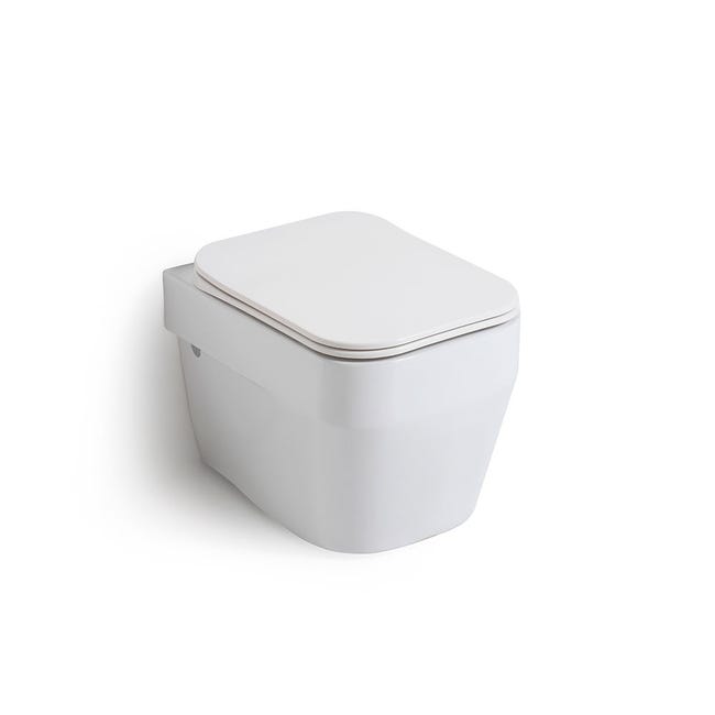 Sapho Abattants WC - Abattant WC avec abattant enfant intégré, Soft Close,  blanc FS125