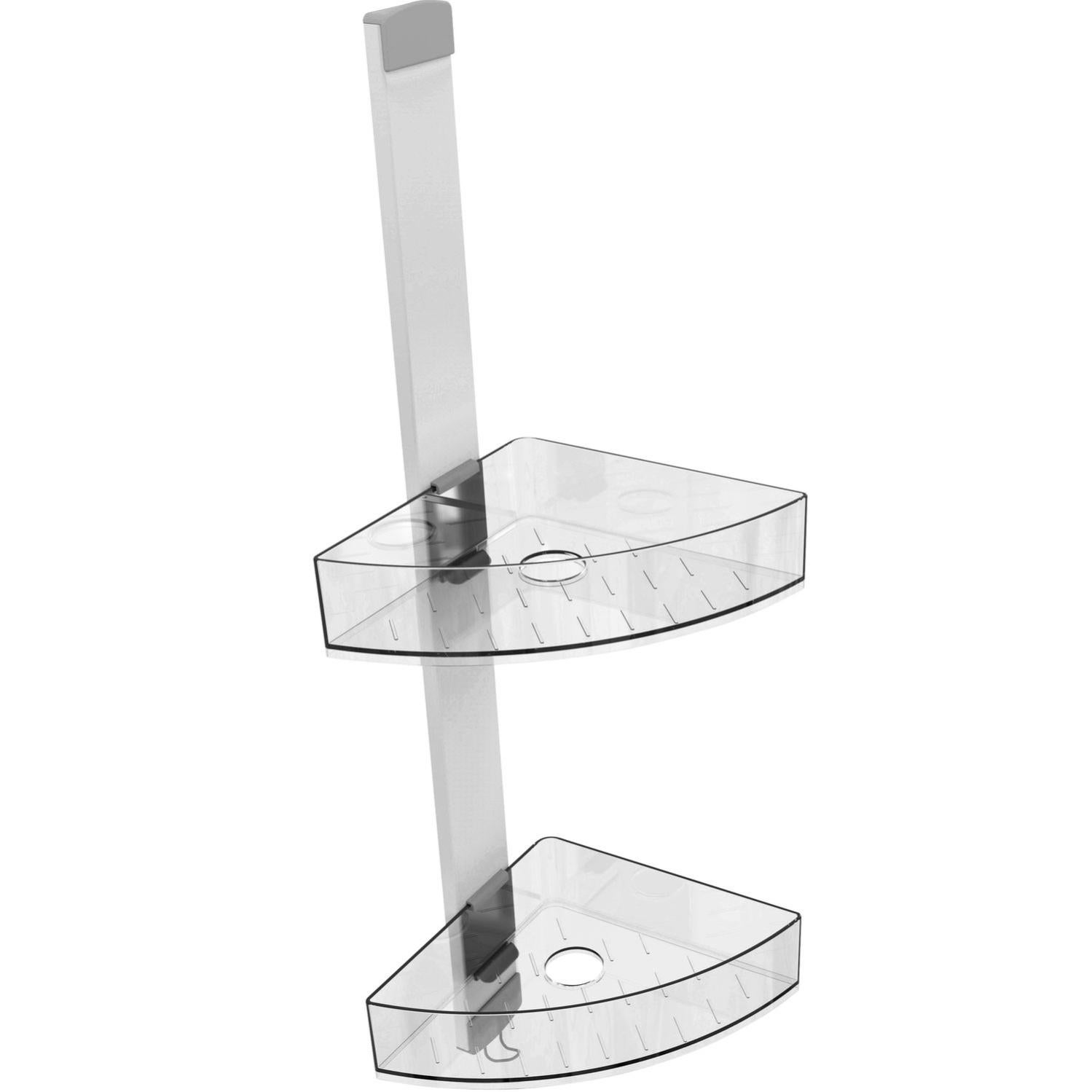 Valet de douche d'angle Premium avec 2 étagères Leroy Merlin
