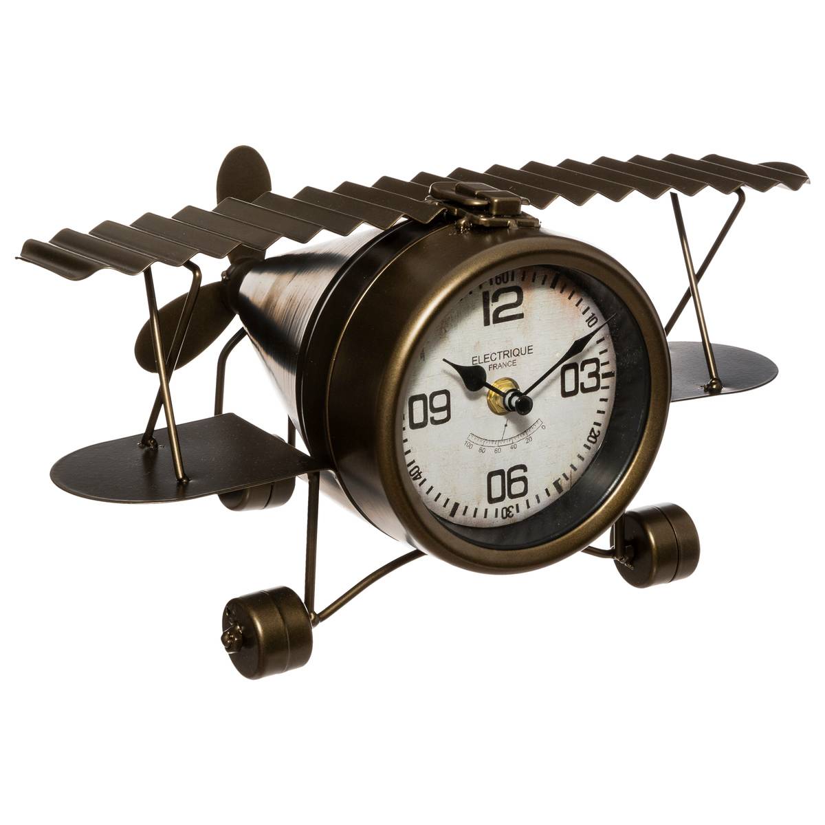 Reloj de mesa Avion metal H30 cm Atmosphera cr ateur d