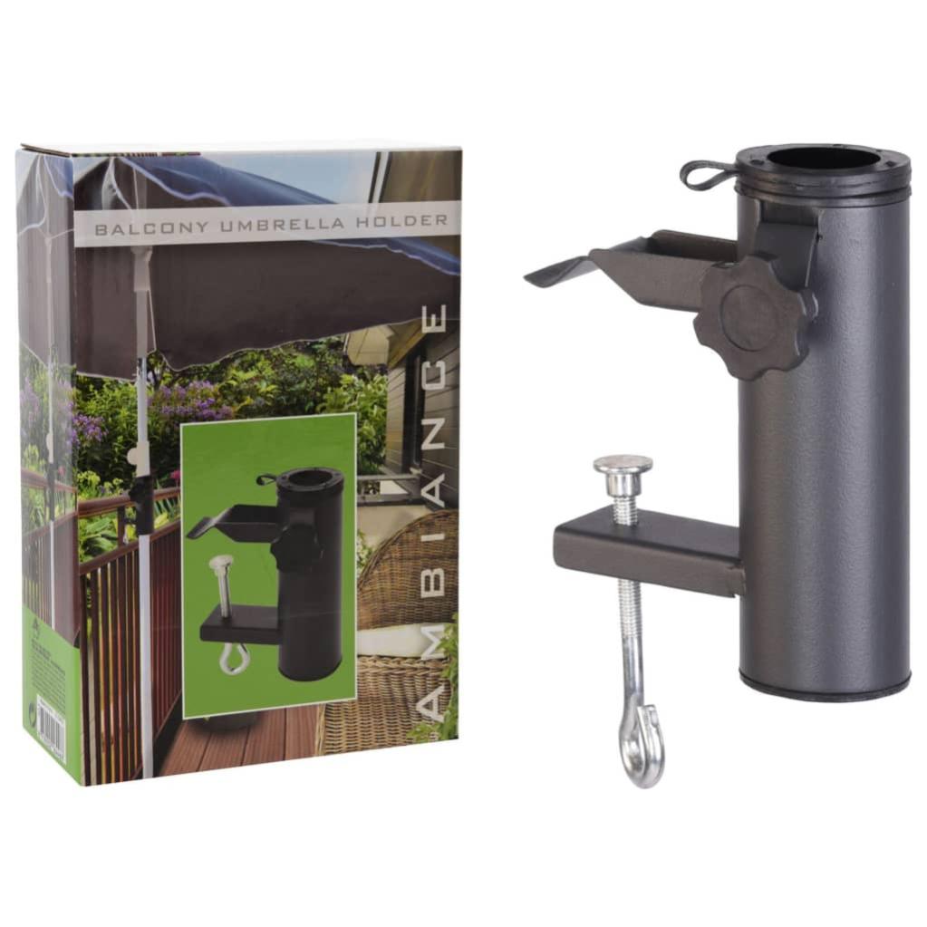 Relaxdays Base per Ombrellone, per Aste da 25-35 mm, Supporto a Croce, Pieghevole, Giardino