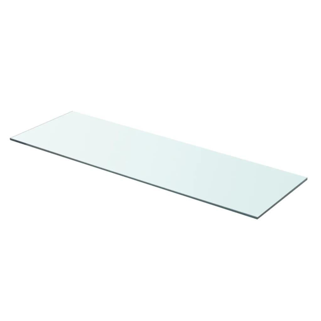VidaXL Mensola Angolare In Vetro Temperato 25x25 Cm | Trasparente Con Supporti Cromati - 2