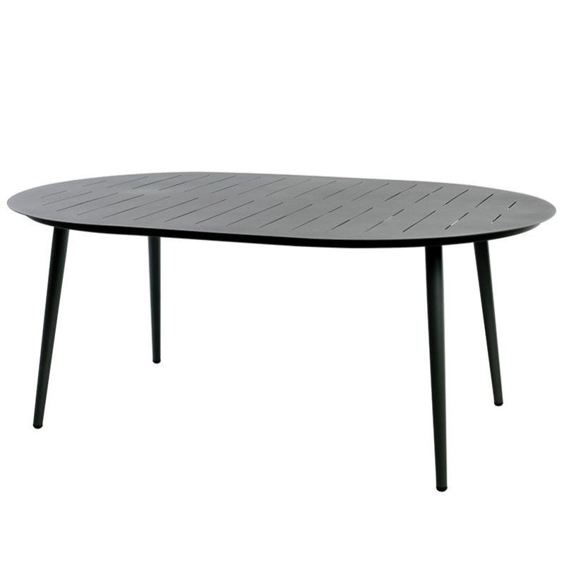 Table de jardin ovale en aluminium Inari Leroy Merlin