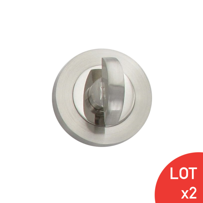 Sous Rosaces Rosaces Kreativa Duo D54 Bouton Condamnation Lot De 2 Paires Leroy Merlin