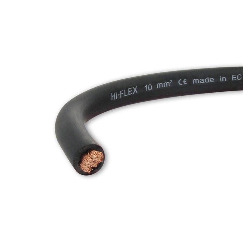 Cable rigide U-1000 R2V 3G10mm2 noir (Prix au m)