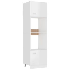 Mobile per microonde R-Line 60cm Anthracite Lucido/Bianco Vicco