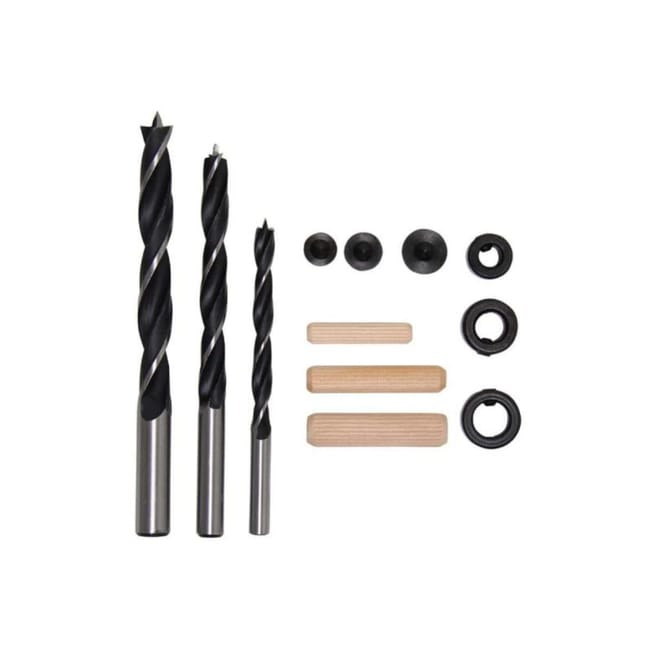 jeu de chevilles et forets bois bgs 43 pcs 50405 leroy merlin