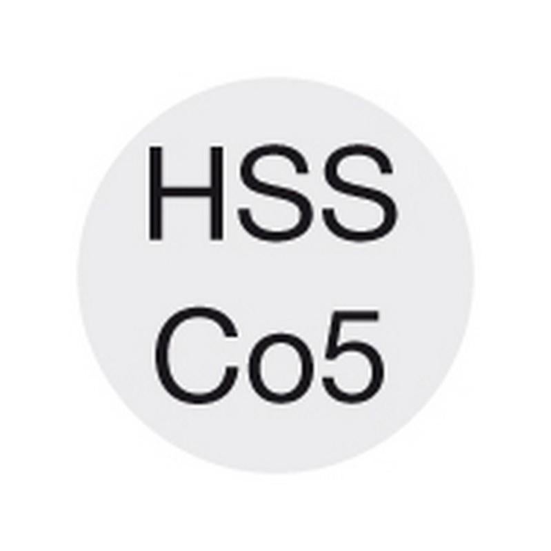 Foret hélicoïdal avec queue cylindrique courte, en acier à coupe rapide à 5 % de cobalt, type Ti, DIN 338, surface sans revêtement, Ø h8 : 8,40 mm - 2