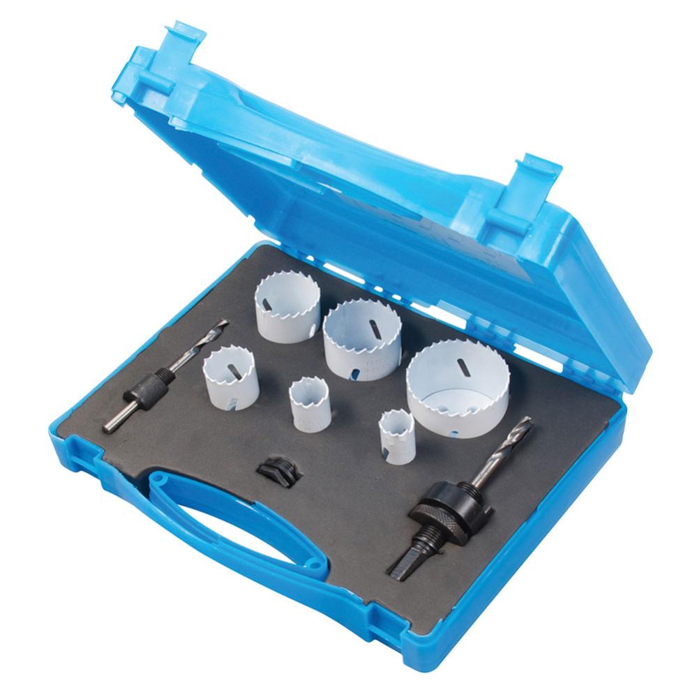 Kit plombier et électricien coffret de 9 scies cloches VIRAX - 220907