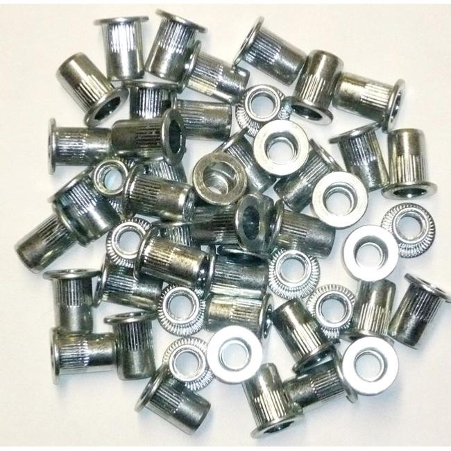 Coffret assortiment de 150 inserts filetes aluminium de 3 à 10 mm