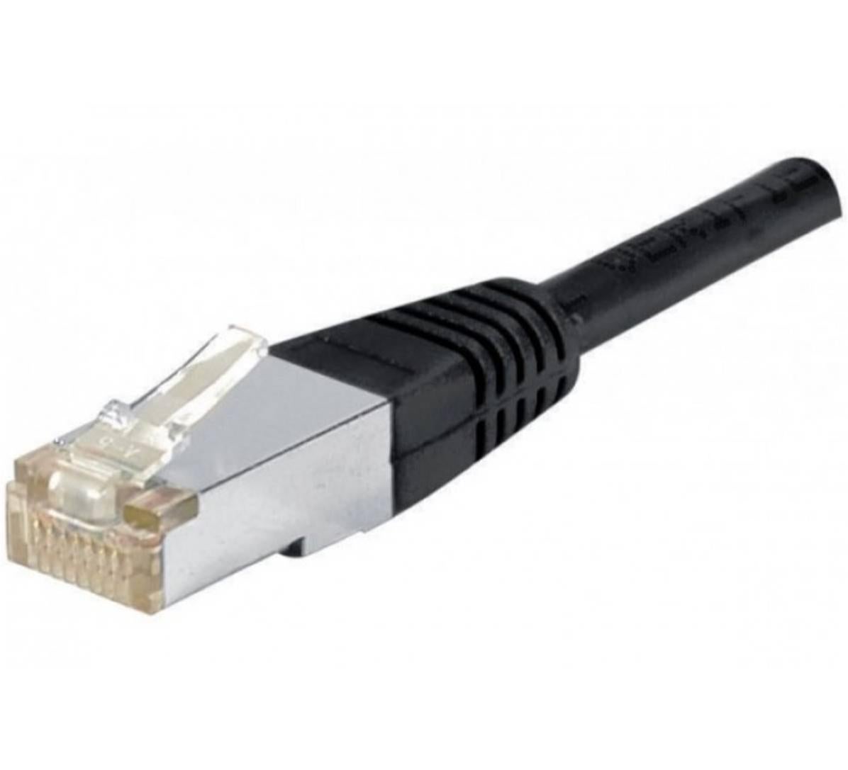 Câble/cordon Réseau Rj45 Catégorie 6 Ftp (f/utp) Droit 2m (noir
