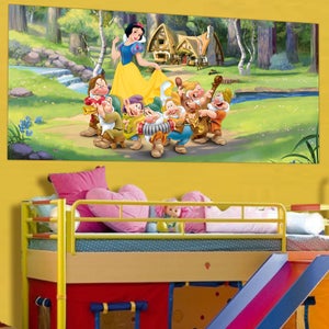 Décoration personnalisée Princesses disney poster géant pour