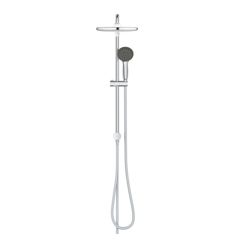 Colonne De Douche Grohe Vitalio Start 250 - Inverseur Manuel | Tête Douche 25cm + Douchette Main 11cm | Chromé