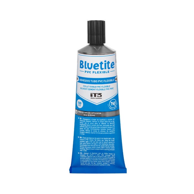 IT3SA -Colle bleue BLUETITE tube de 125 ml - spéciale PVC souple