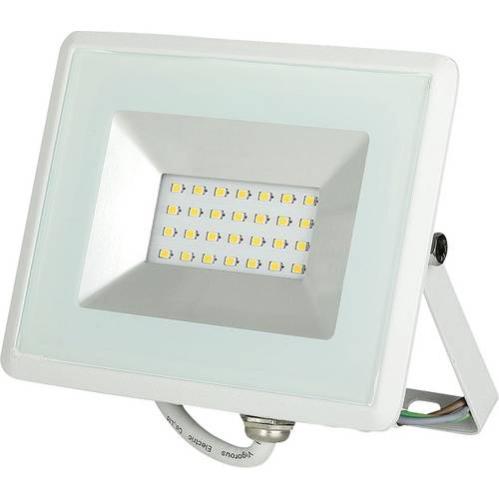 TrAdE Shop Traesio - Faro Proiettore Smd Led Floodlight 200 W Slim Ip65 Luce 3000k 4000k 6500k Ek05 200w Bianco Bianco Caldo 90059336