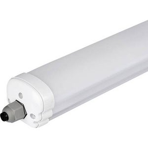 Eclairage de baignoire Plafonnier pièce humide atelier garage cave Tube LED  avec détecteur de mouvement, IP65, 18 watts LED 1440 lumen 6400K blanc  froid, LxLxP 60x6,5x5,8cm