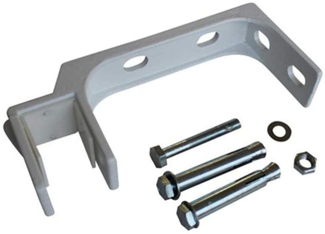 Supporto Per Tenda Da Sole NATERIAL Zefir Grigio In Acciaio L 9.9 X H 32 Cm 82752427 - Foto 6