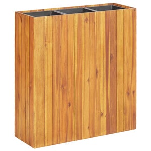 ELHO - Vaso da fiori - Vibia Campana Foret Vertical Set/3 - Antracite -  Balcone esterno - L 17,1 x P 20,7 x H 29,7 cm