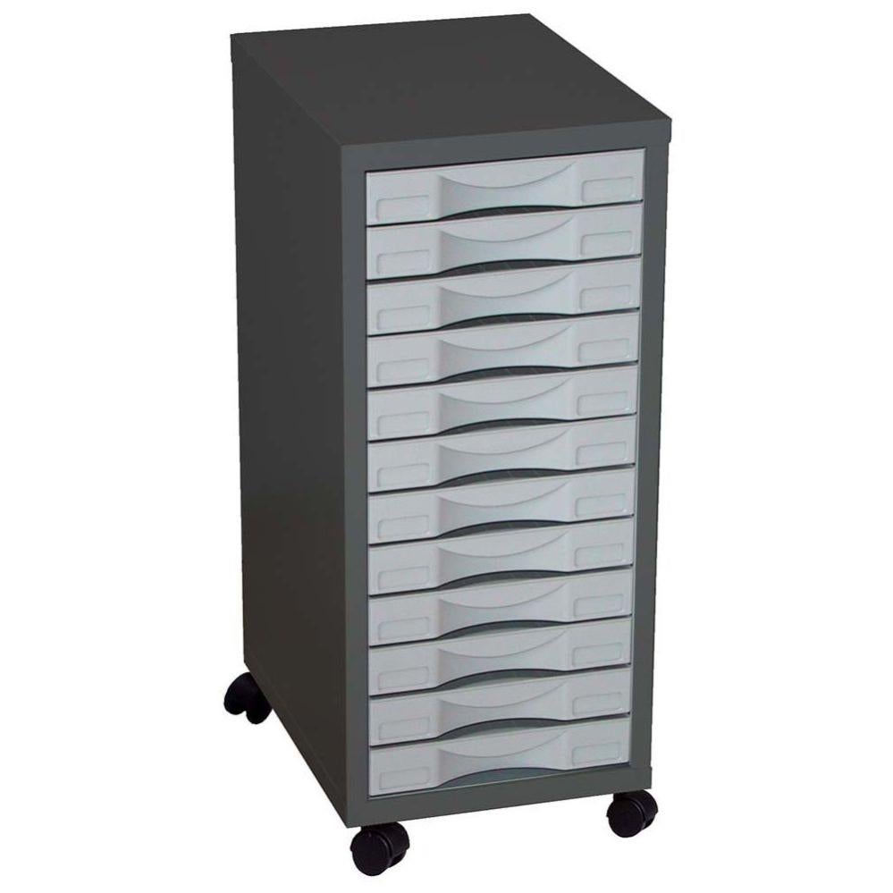 Tavolino rettangolare con cassetto in legno bianco e faggio - BERYL