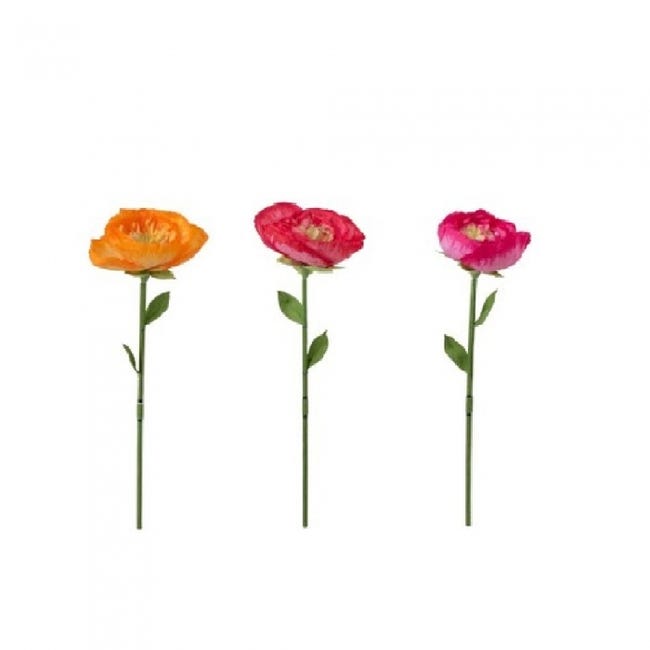 Petite Fleur En Papier Rose,rouge Et Orange | Leroy Merlin
