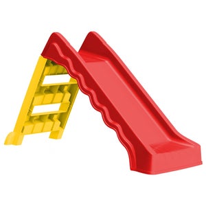 Escorrega Infantil, Corrediça Deslizante Autoportante Dobrável Interna Com  2 Escadas de Base Estável Escalador para Crianças (branco cinza)