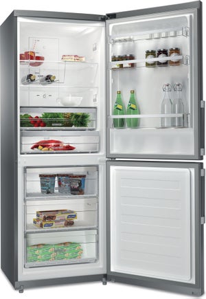 Haier HB 17 FPAAA réfrigérateur-congélateur Autoportante 446 L E Acier  inoxydable