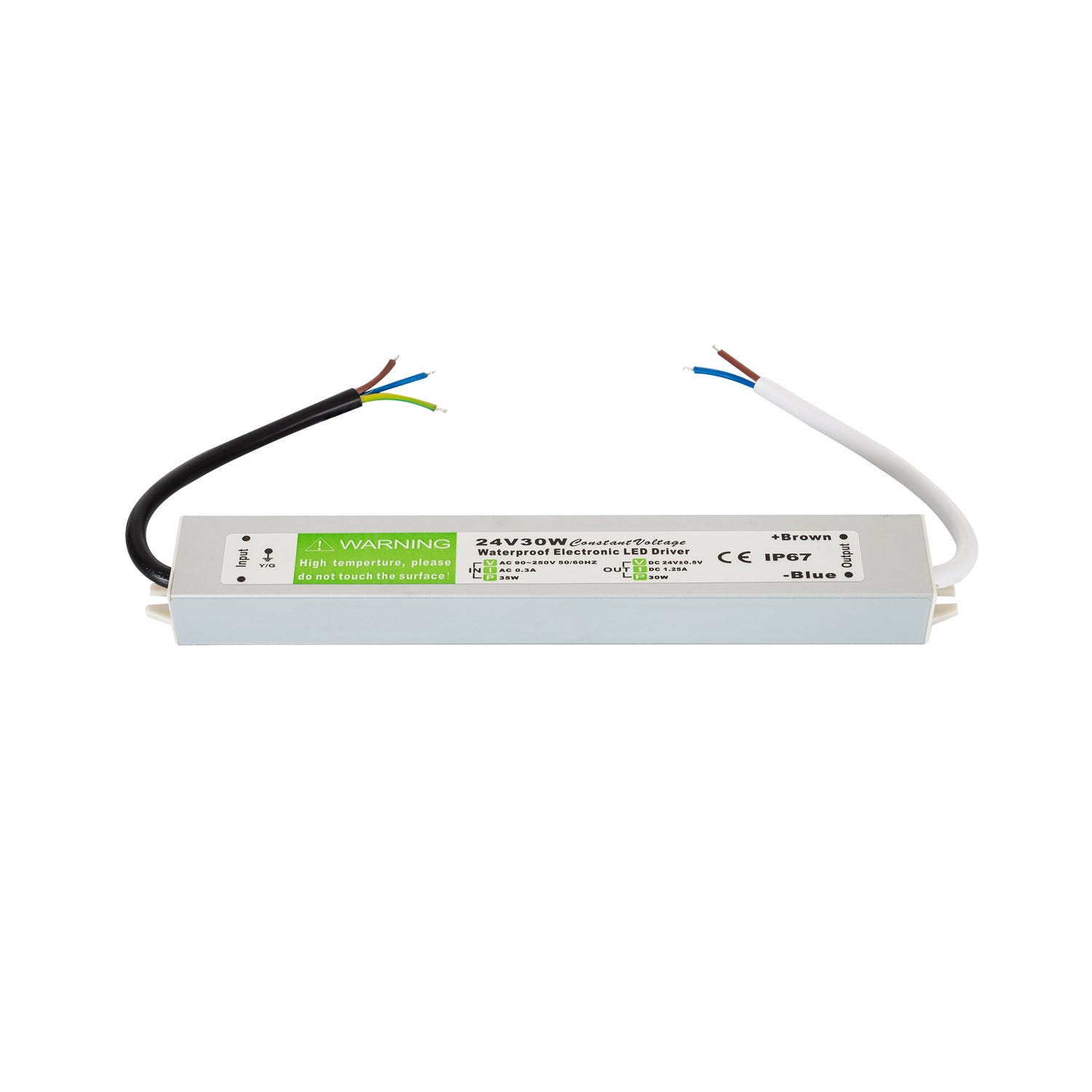 Alimentation Transformateur LED 24V étanche 30W IP67 1.25A