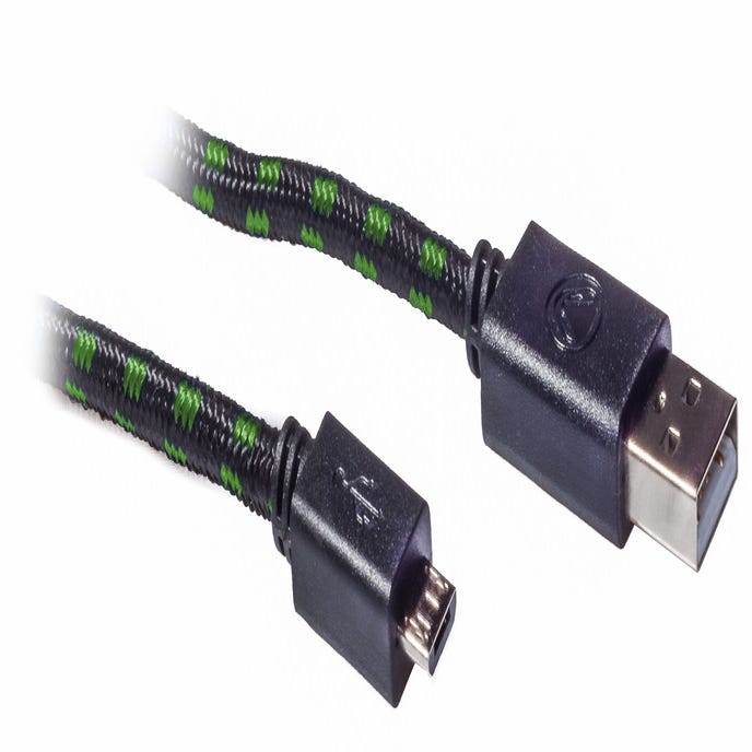 Câble De Charge Snakebyte Pour Manette Xbox One 4 Mètres Noir Vert