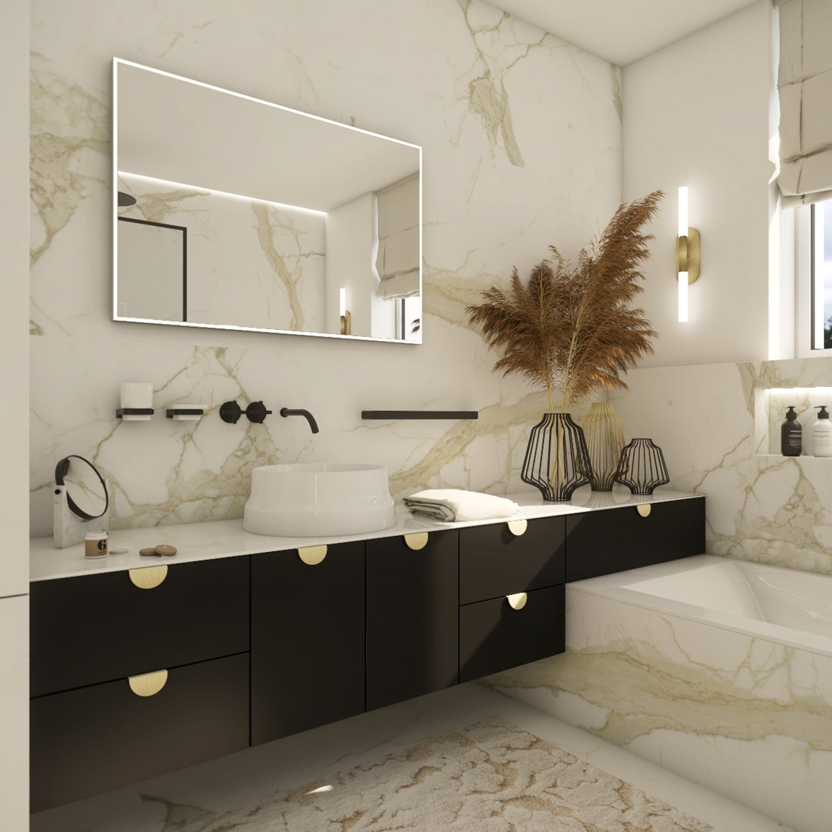 Miroir de salle de bains cadre aluminium - Zoya : Miroir Pour Toi