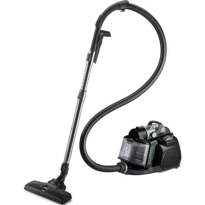 ELECTROLUX SILENTPERFORMER ECO ESPC7GREEN - Aspirapolvere senza sacco -  1.4L - raggio 9m - 72dB - 4 accessori - Nero | Leroy Merlin