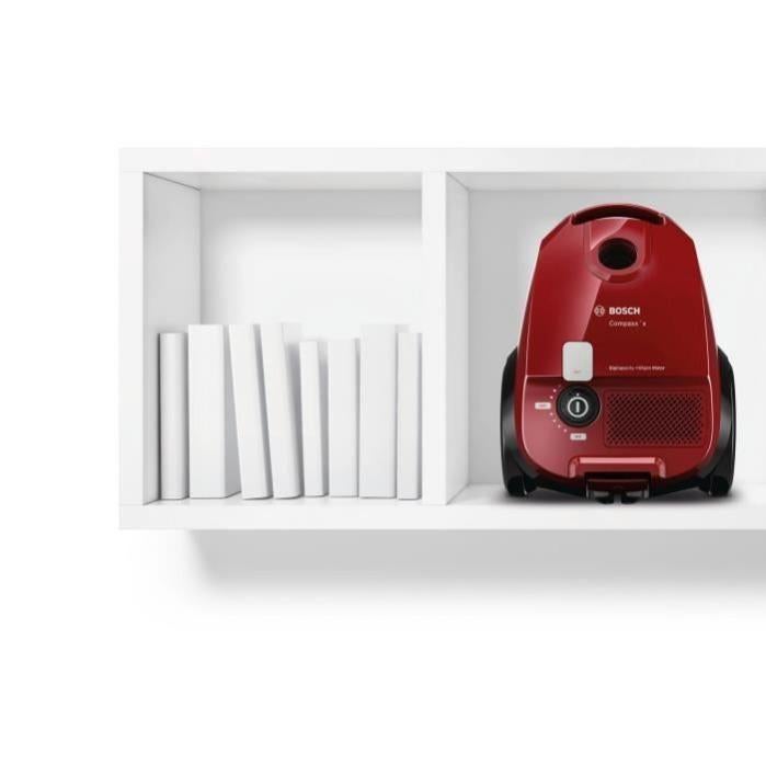 Bosch Aspirateur Avec Sac Gl20z Compaxxx Rouge Leroy Merlin