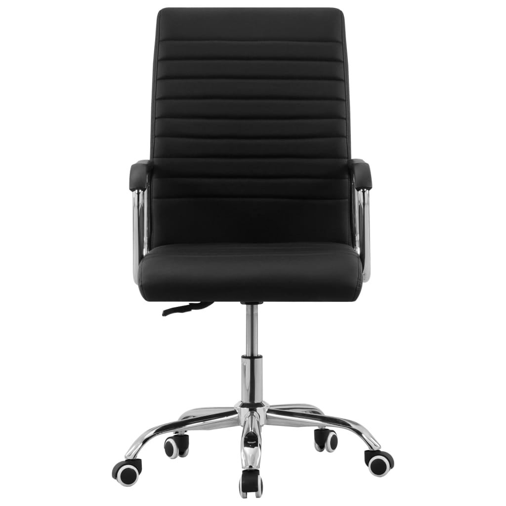 Chaise Pivotante De Bureau Noir Tissu Vidaxl  Leroy Merlin