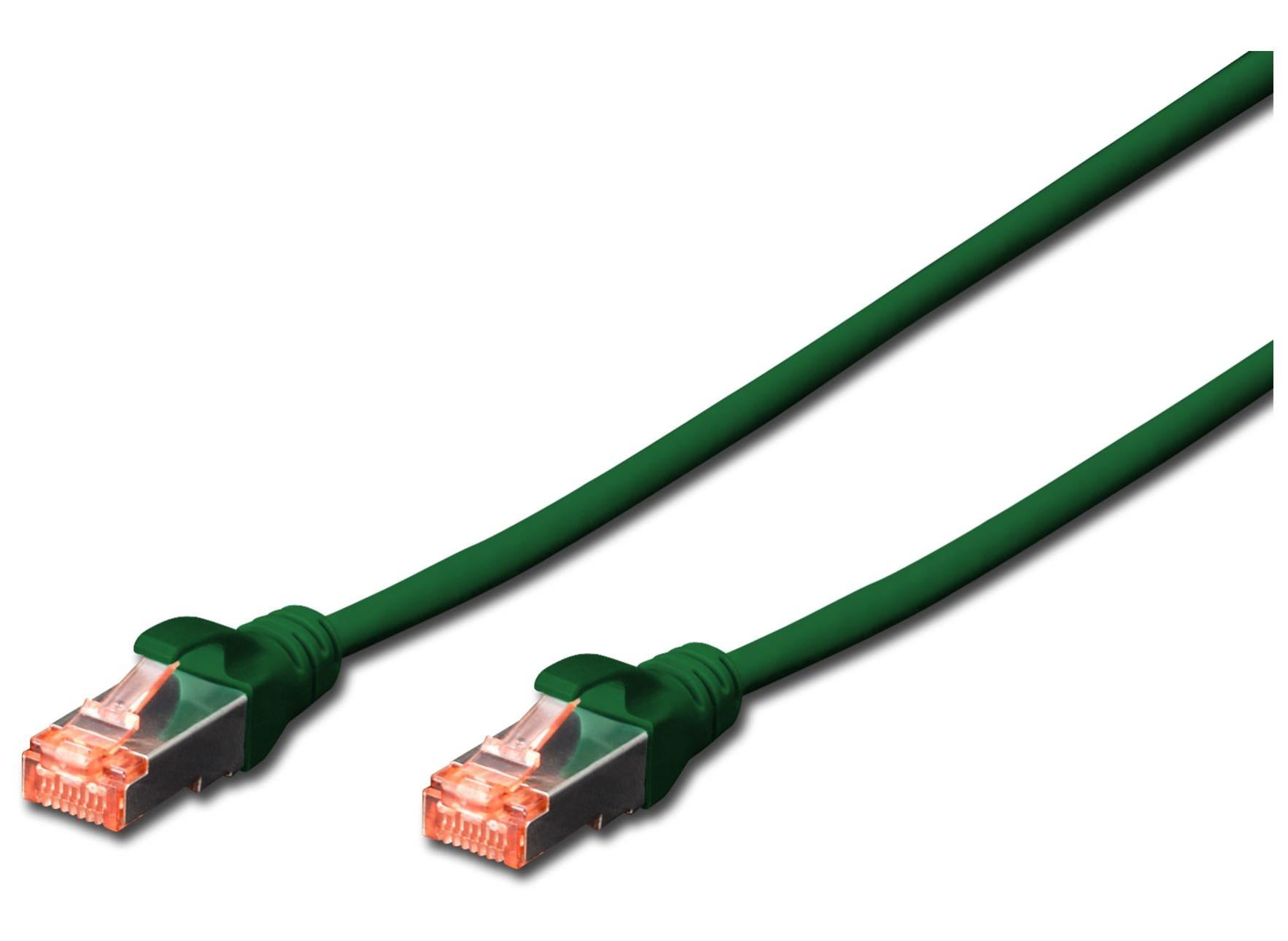Câble/cordon Réseau Rj45 Catégorie 6 Sftp (s/ftp) Droit 1m (vert