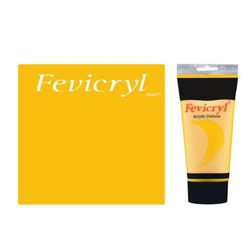 AMT Fevicryl Acrylique Tube Jaune Moyen (AC08) 0,200 L - Contenance : 0,200 L - 2