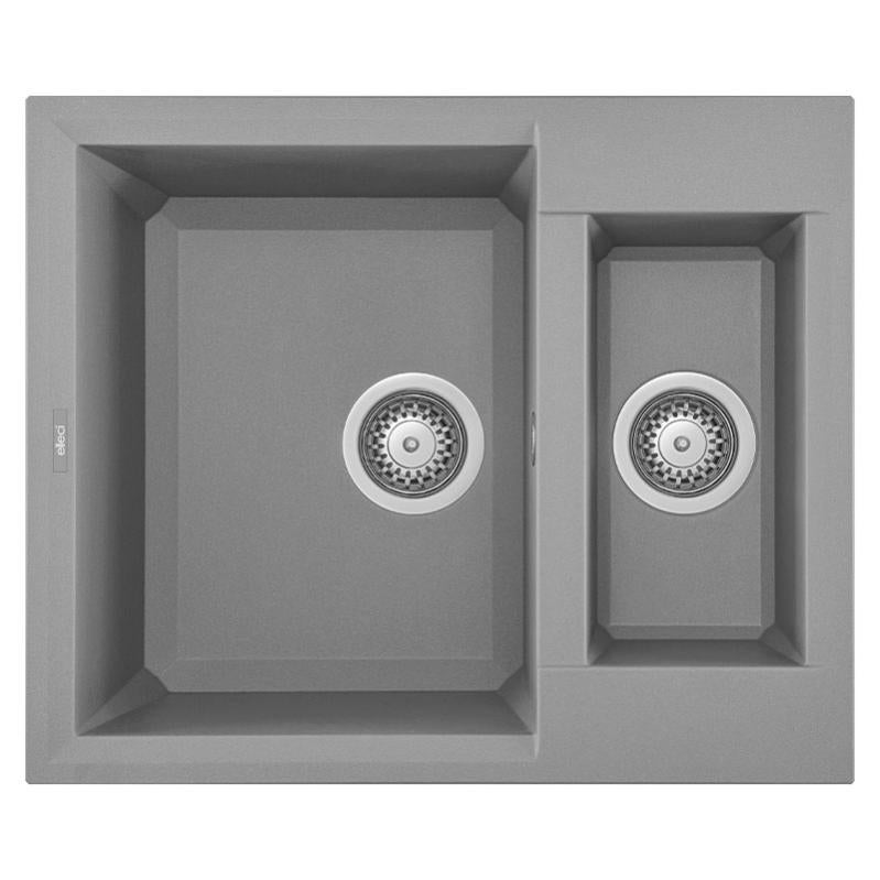 Lavello Da Incasso ELLECI GRANITEK QUADRA 110 - Colore Cemento, Materiale Granito E Resina - Foto 9