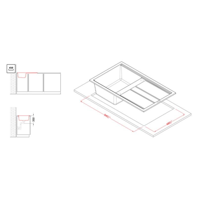 Lavastoviglie Finish Gocciolatoio 8 Pollici Per Whirlpool E Altri - Foto 6