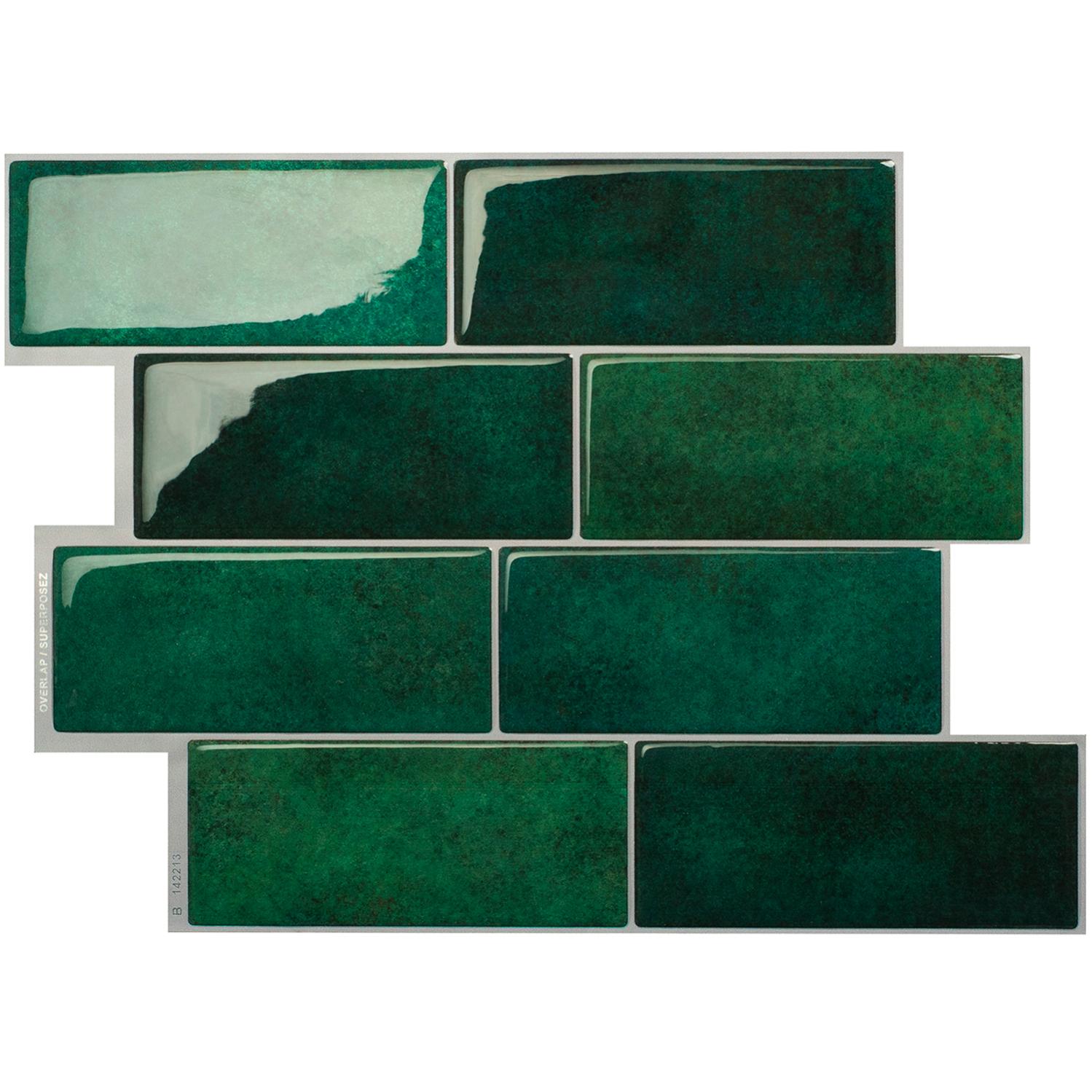 Specchio autoadesivo 40 x 122 cm, piastrelle a specchio adesive flessibili, fogli di specchio