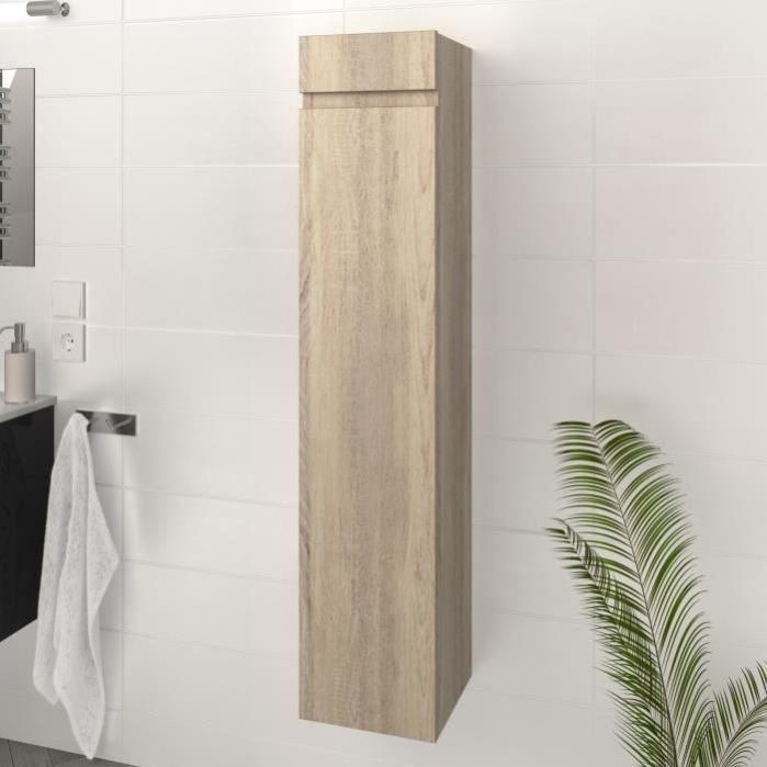 Shot Case Luna Lima Colonne De Salle De Bain L 25 Cm Decor Chene Sonoma Leroy Merlin