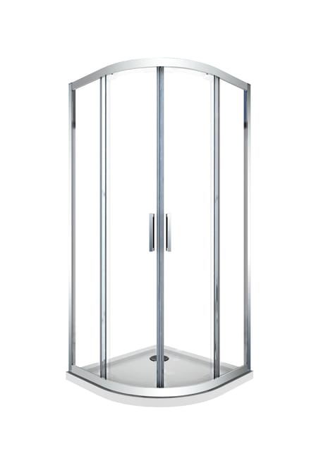 Box Doccia 6 Mm Angolare Curvo Semicircolare Profilo Cromo Reversibile H 190 80x80 Leroy Merlin Box Doccia 80x80 Semicircolare Leroy Merlin