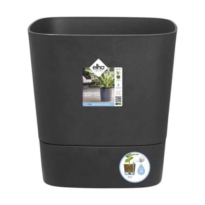 Idea-station Vaso Per Piante In Plastica [3 X 14 C] - Antracite - Vasi - Foto 10