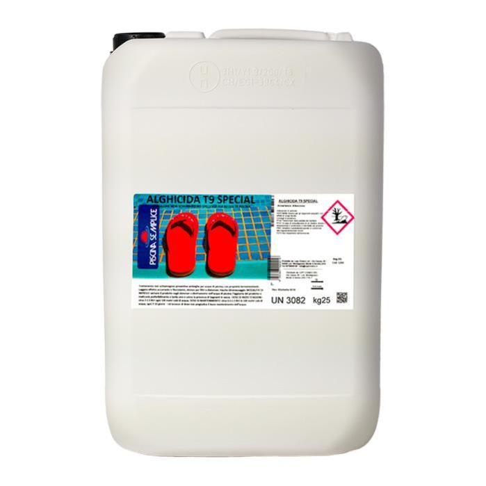 Alghicida liquido 10L non schiumogeno ad effetto azzurrante