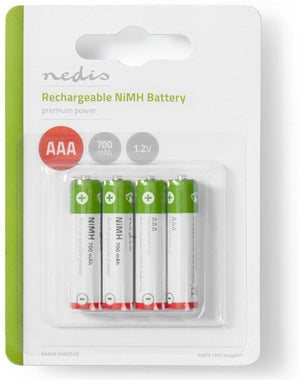 Piles Rechargeables AAA / HR03 900mAh Duracell (par 4) - Bestpiles