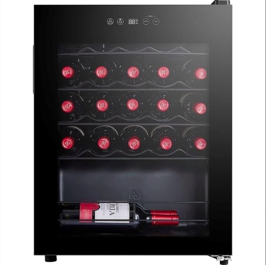 Cave de Vinho 24 garrafas Caviss S124MME4 Monotemperatura Compressor ...