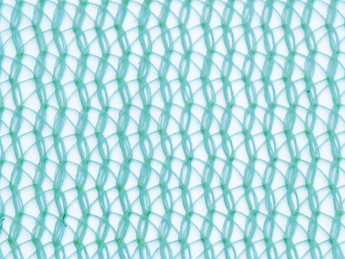 Red para andamio ligera de 50 g/m² - triangular verde de 2,57 m x 20 m