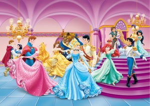 Papier peint XL intisse Château Princesse Disney 180X202 CM