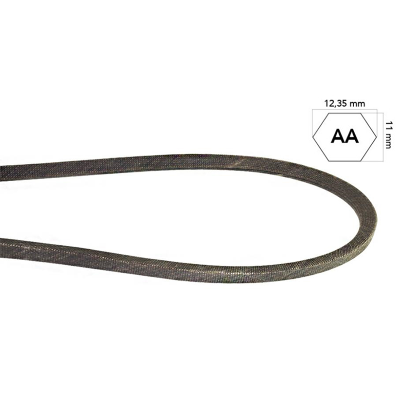 Cinghia Esagonale CMW Sezione AA85C - Lunghezza 2159 Mm (85 Pollici), Per Trasmissione Di Potenza