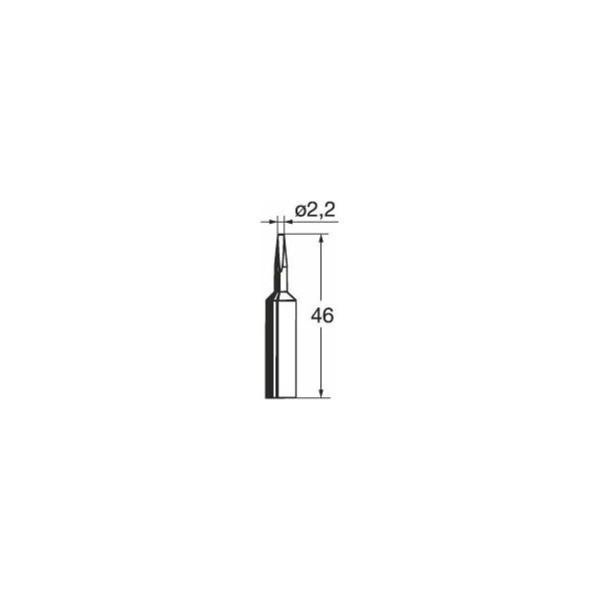 Ersa - Punta per saldare di ricambio per serie i-Con, smussata, 1,5 mm | Leroy Merlin