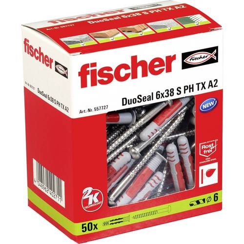 Fischer DuoSeal Cheville 38 mm 6 mm 557727 50 pc(s)